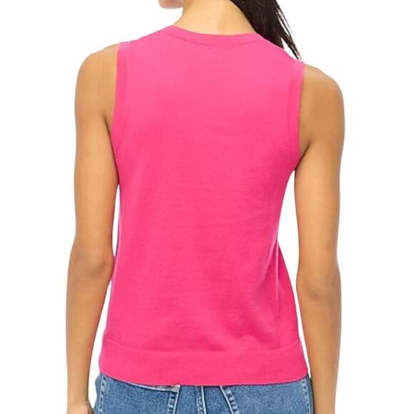 NWT J.Crew TENCEL™ Lyocell-blend Shell Top Vintage Berry S - Picture 3 of 10